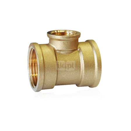 Trójnik redukcyjny GW mosiężny 3/4"X1/2"X3/4"