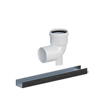 Kolano PP 87° DN80 na podporze