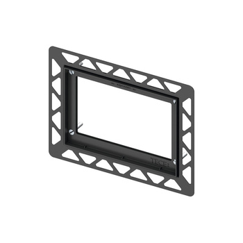 Ramka montażowa do WC, służy do montażu przycisków TECEloop/TECEsquare/TECEnow/TECEvelvet oraz TECElux mini zlicowanych z płytką ścienną, czarna