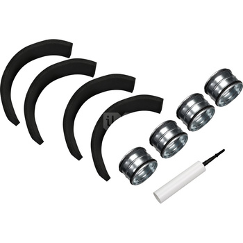 Zestaw podłączeniowy 4 nypli 125 mm/125 z izolacją CK125