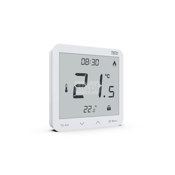 Przewodowy regulator pokojowy dwustanowy do listwy L-10 dedykowany biały, model R-10s PLUS