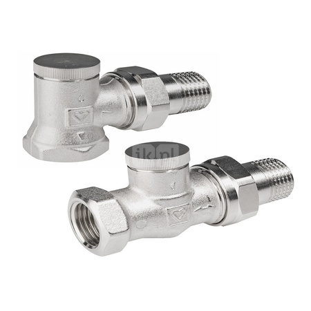 Zawór powrotny C.O. Concept By HERZ RL-1 gwintowany, prosty 1/2"