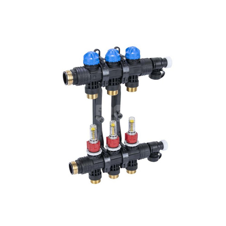 Rozdzielacz ProCalida EF1 K 3 obiegi grzewcze, G1", 0,2 - 1,6 l/min