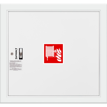 Hydrant DN25 FIT wnękowy, wąż 30m, zamek patent, RAL 9003