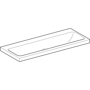 Umywalka iCon Light 120 cm, bez otworu, bez przelewu,