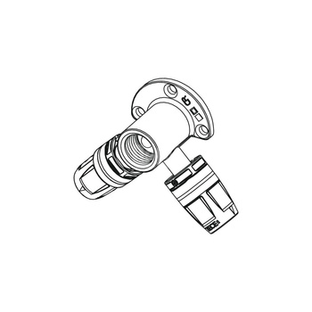 Kolano 90' TECE TECELOGO Mosiądz 16mm x 1/2'' (PZ x GW) 16mm