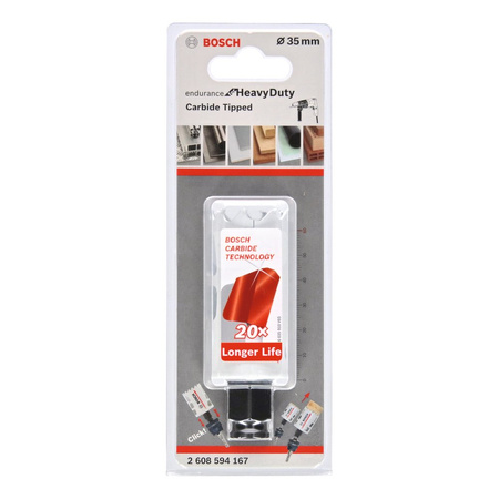 Piła otwornica z węglików spiekanych z technologią Endurance for Heavy Duty 35 mm