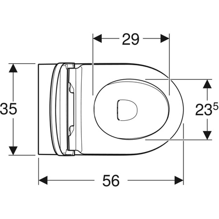 Stojąca miska WC iCon lejowa, przylegająca do ściany, ukryte mocowania, Rimfree, Biały-alpin / Matowy, zestaw z deską
