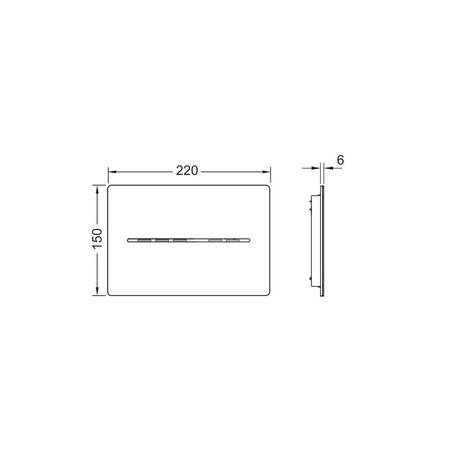 TECEsolid - mechanizm spłukujący elektroniczny do WC, zasilanie 230/12 V, chrom połysk