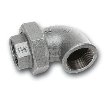 Śrubunek 45' SANHA 96# Żeliwo 1 1/2'' x 1 1/2'' (GW x GW)