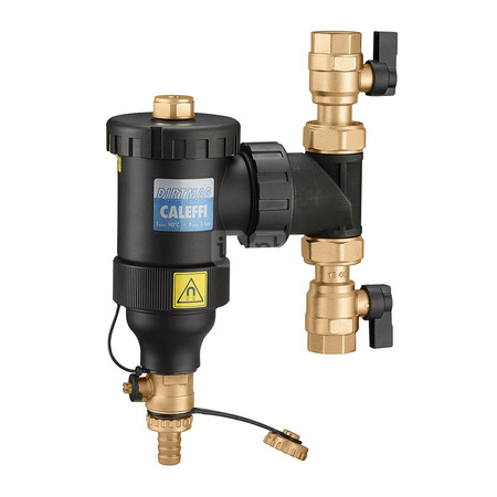 DIRTMAG - Separator zanieczyszczeń z zaworami kulowymi i magnesem 1''