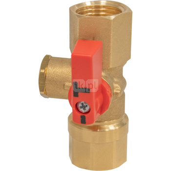 Kurek manometryczny AMC 2-drogowy, GW G1/2" x nakrętka G1/2", PN25