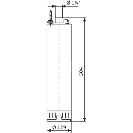 Pompa głębinowa WILO Sub TWI 5 częstotliwość 50 Hz, moc 1.1kW, prędkość obrotowa 2810obr/min