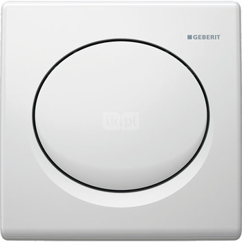 Pneumatyczny zawór spłukujący Geberit do pisuaru, Basic, ręczny, biały