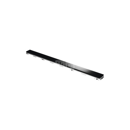 TECEdrainline - Ruszty proste ze szkła szkło czarne 800 mm