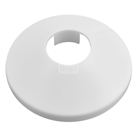 Rozeta grzejnikowa pojedyńcza 15 mm, biała (5 szt)