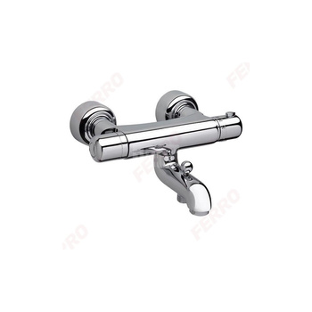 TA bateria termostatyczna wannowa ścienna, chrom