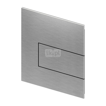 TECEsquare - przycisk spłukujący z metalu do pisuaru, stal nierdzewna szczotkowana "anti-fingerprint"