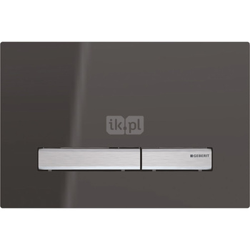 Przycisk uruchamiający Geberit Sigma50, przedni, szkło dymione