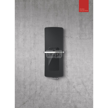 Grzejnik płytowy ZEHNDER Folio Hybrid, 1476/535mm, kolor Czarny, moc 514W