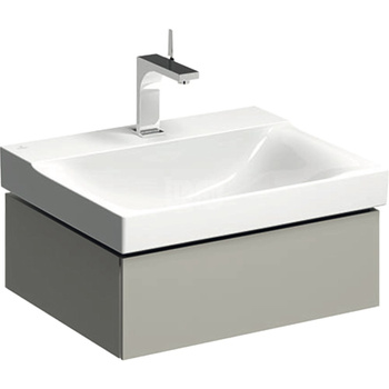 Szafka Xeno2 pod umywalkę 60 cm, 1 szuflada, ciepły szary mat