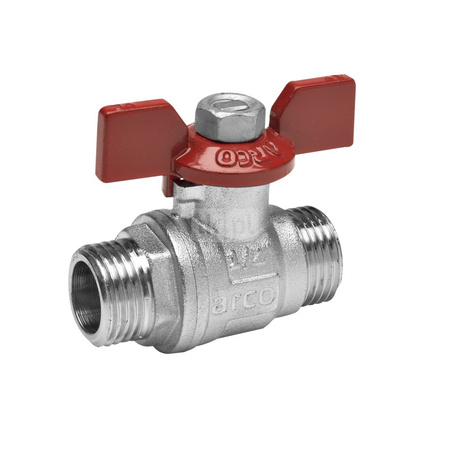 TURIA 3000 zawór kulowy, 1 GZ x 1 GZ, uchwyt motylkowy