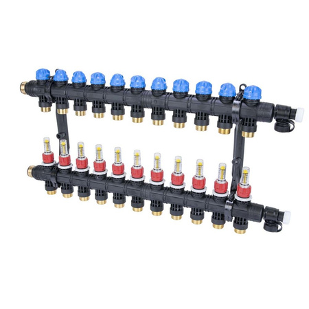 Rozdzielacz ProCalida EF1 K 11 obiegów grzewczych, G1", 0,2 - 1,6 l/min