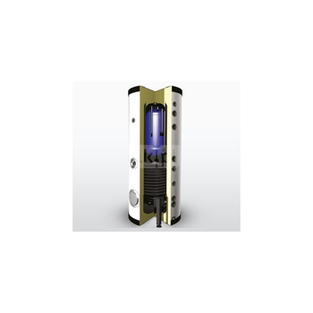 Zbiornik buforowy stojący ELEKTROMET WGJ-B multi 500L, z wężownicą, izolacja: pianka polistyrenowa, kolor: biały