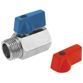 Zawór kulowy wodny mini 1/2" nakrętno-wkrętny