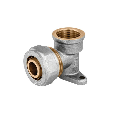 607 O16xG1/2 W Kolano z mocowaniem klasa 1/10 5/6 16x2 CuZn-C