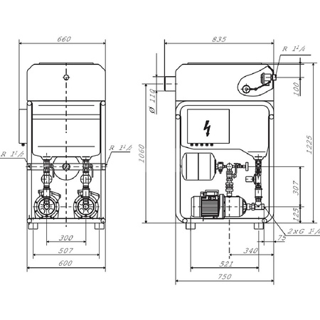 Pompa do ścieków WILO RainSystem AF50 Hz / 4.495m³/h / 1.09W