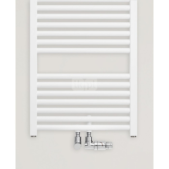 Grzejnik drabinkowy ZEHNDER Zeno, 1184/450mm, kolor Biały, moc 509W