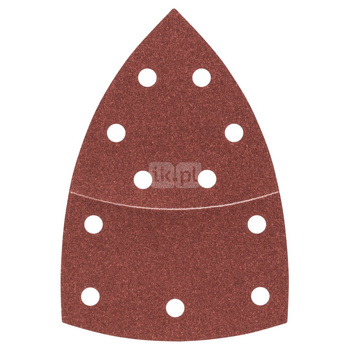 10-częściowy zestaw papierów ściernych do szlifierek uniwersalnych K =120