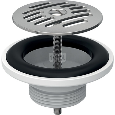 Zawór zestawu odpływowego Geberit ze swobodnym przepływem, kratka