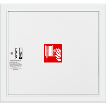 Hydrant DN25 wnękowy, wąż 30m, zamek patent, RAL 9003