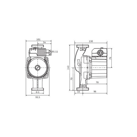 Pompa obiegowa WILO STAR-Z 20/1 wbudowana 1x230V 50 Hz