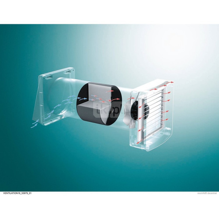 Rekuperator ścienny VAILLANT recoVAIR VAR 60/1DW 60m3/h