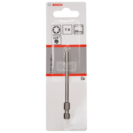 Końcówka wkręcająca Extra Hart T8, 89 mm