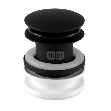 Korek autom.do umywalki   5/4" Mat Czarny