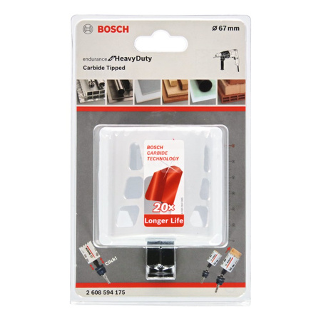 Piła otwornica z węglików spiekanych z technologią Endurance for Heavy Duty 67 mm