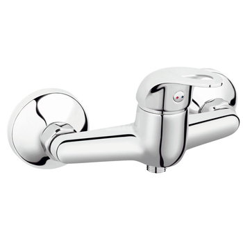 BRAVO bateria natryskowa ścienna, chrom