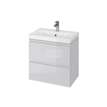 SET 980 MODUO SLIM 60 SZARY DSM (SZAFKA + UMYWALKA)