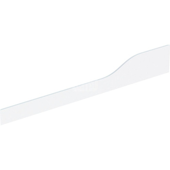 Osłona dekoracyjna, przednia, do umywalki Geberit Bambini, do 4 baterii umywalkowych, głębsza umywalka po lewej stronie, biały a