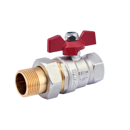 PHA-007 G1/2 WZ PN30 C DN15 Kurek kulowy śrubunek dławik CuZn-C