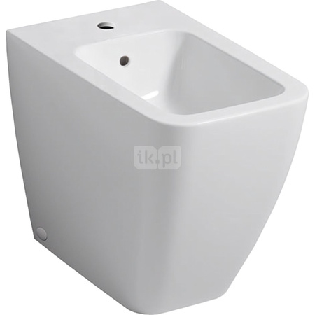 Standardowy bidet Geberit iCon Square przylegający do ściany