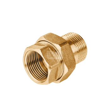 1046 G1 1/2 WZ PN16 Śrubunek prosty o-ring CuZn