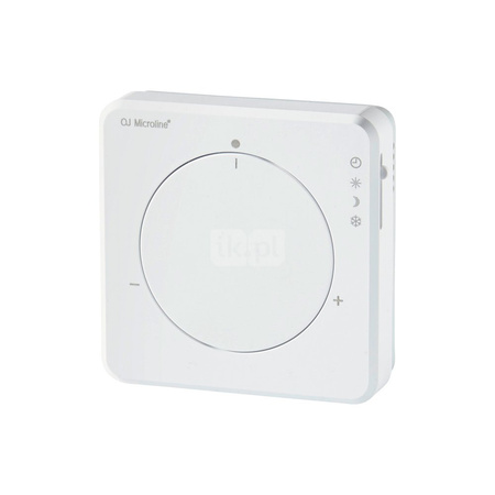 TECEfloor termostat WLTM3-29 - Termostat bezprzewodowy z możliwością doregulowania temperatury o +/- 4 C i manualną zmianą trybu pracy. Możliwość podłączenia zewnętrznego czujnika temp. pomieszczenia - np. w pomieszczeniach o dużej wilgotności lub gdy ins