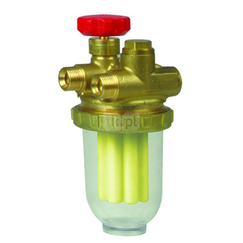 Filtr olejowy dwururowy Z 500 Fi, z wkładem filcowym, 200 l/h