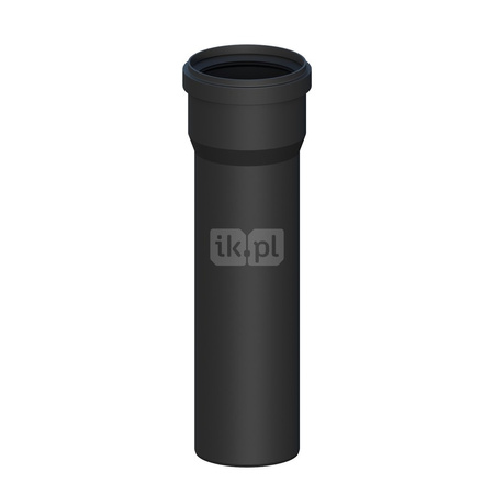Rura prosta PP L1000mm DN125mm odporna na promieniowanie UV z uszczelką [EPDM]