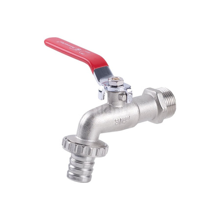 3102 G1 Z PN10 DN25 Kurek kulowy czerpalny ze złączka do węża CuZn-C EN13828